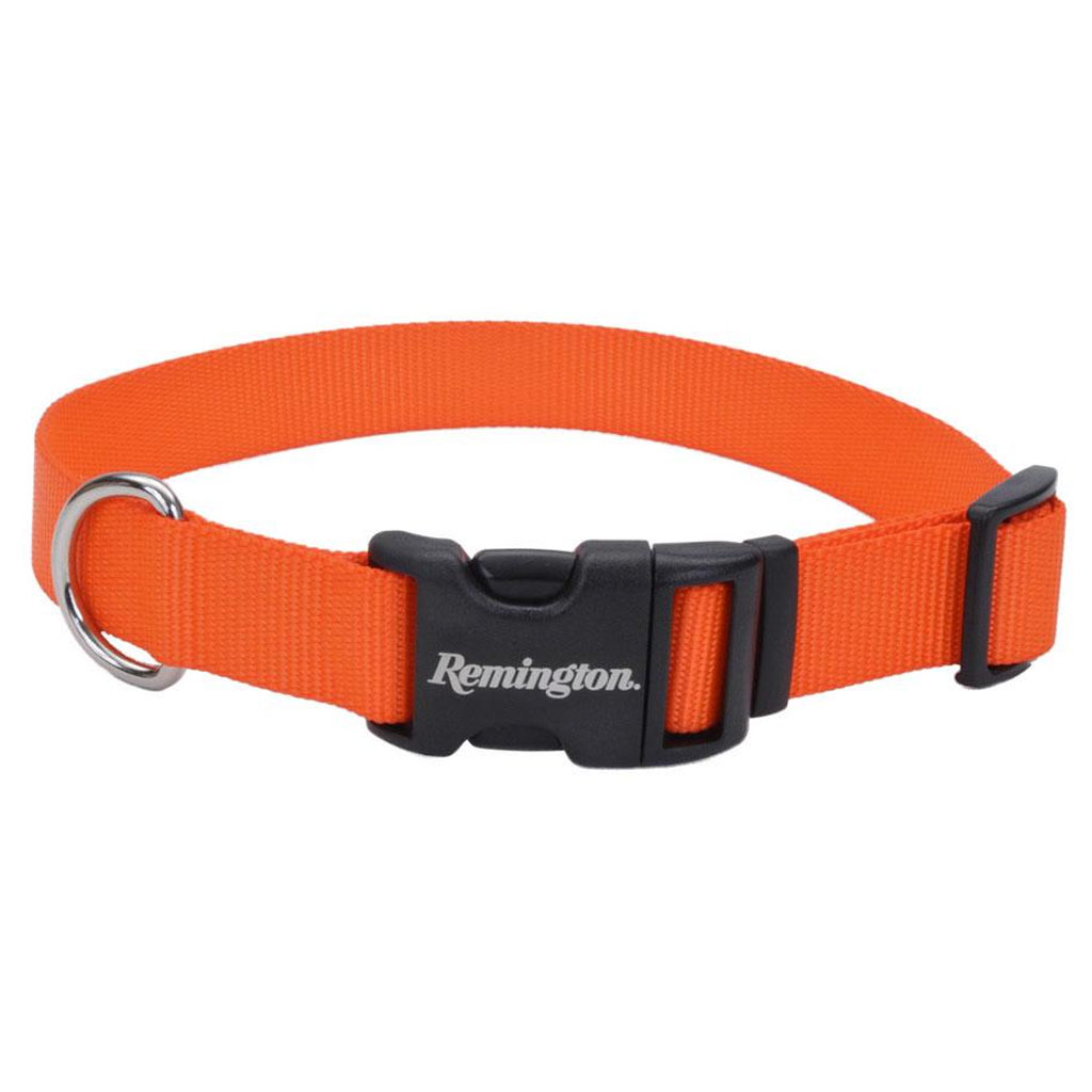 DV - REMINGTON ADJ PATTERNED COLLAR SAFETY ORANGE 1&quot;X18-26&quot;