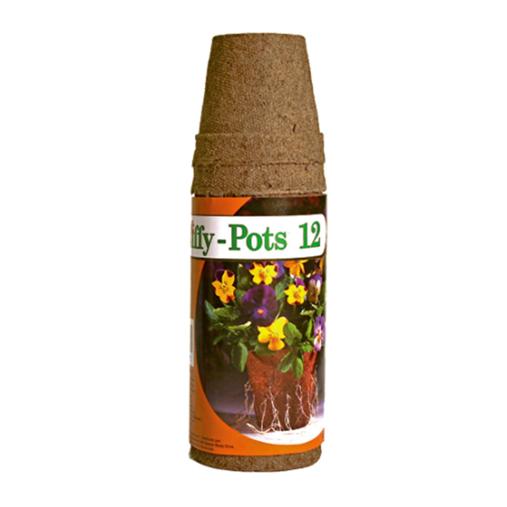 DR - JIFFY SEED STARTING POT 2.25&quot; DIA 12PK
