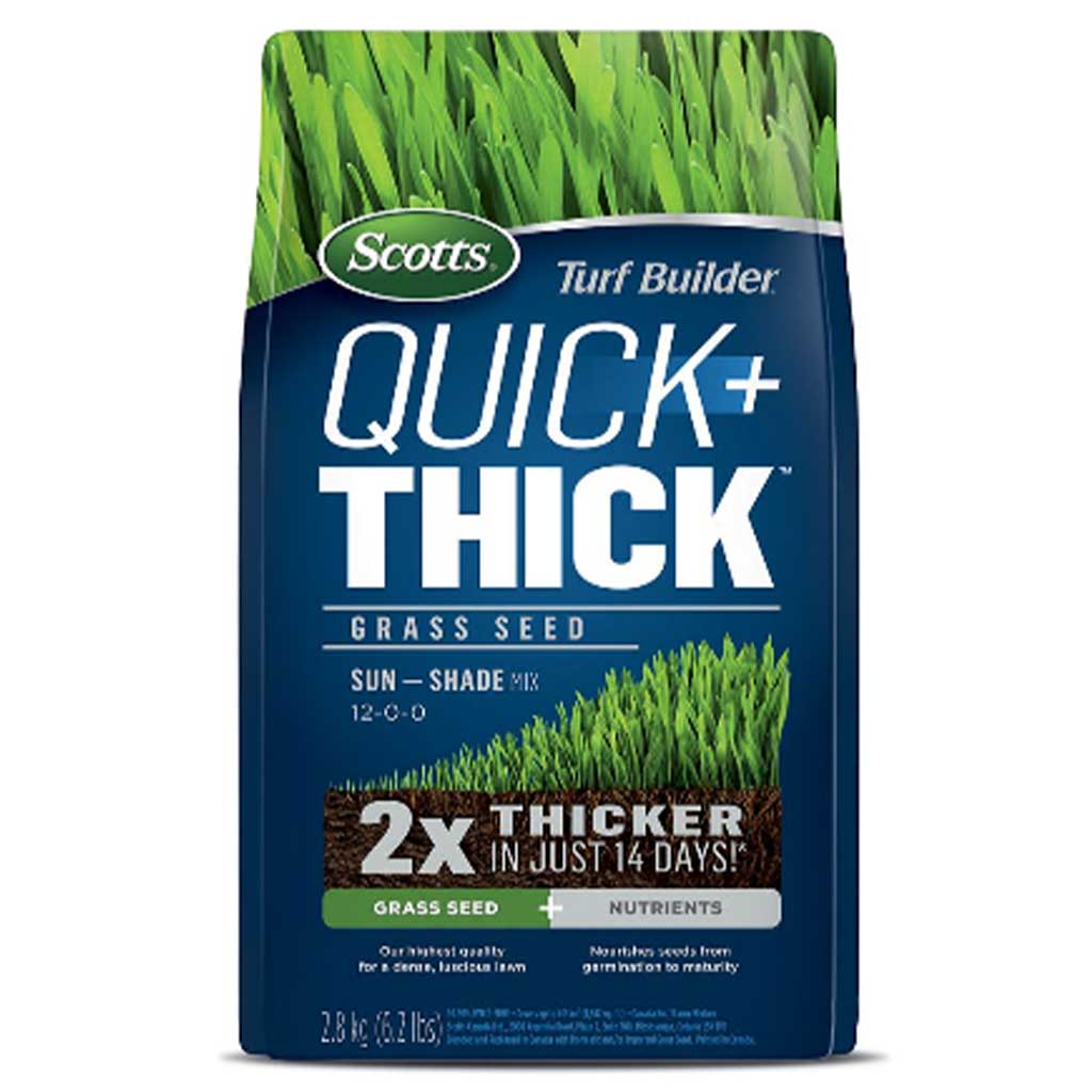 SCOTTS TURF BUILDER QUICK + THICK GRASS - SUN/SHADE 2.8KG