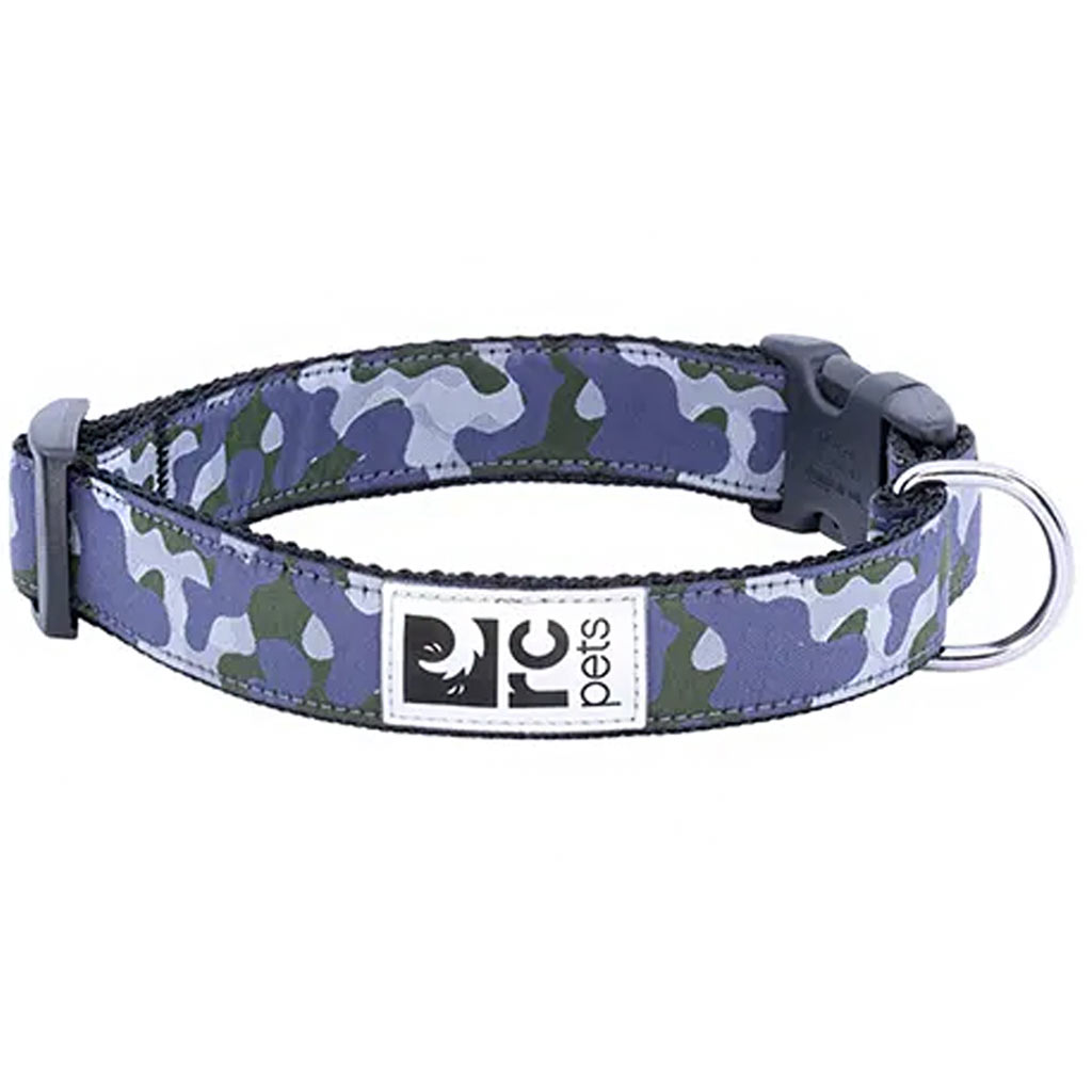 DMB - RC PETS CLIP COLLAR XS 5/8&quot; BLUE CAMO