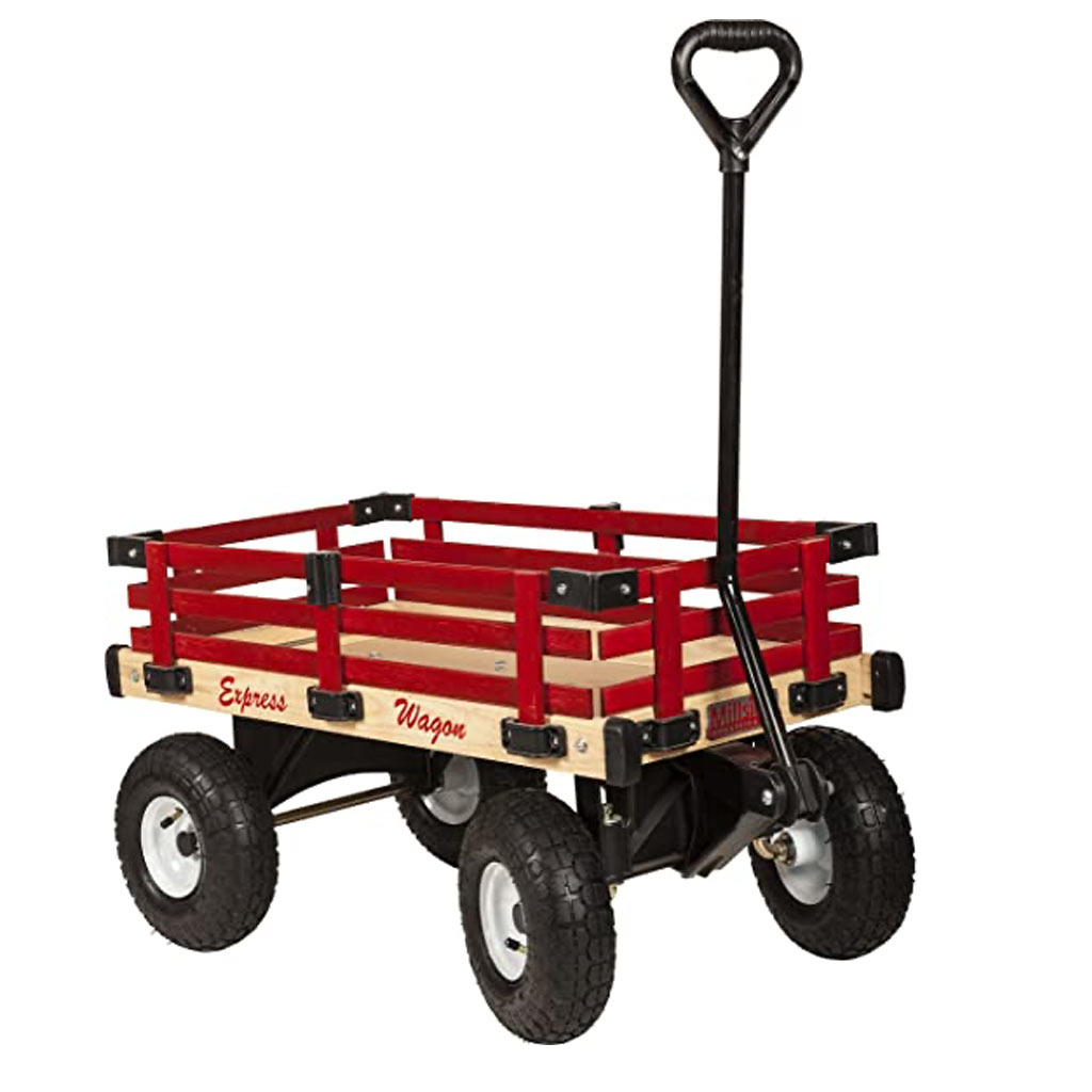 DMB - MILLSIDE 16&quot;x34&quot; ALL WOOD EXPRESS WAGON - 4X10 WHEELS