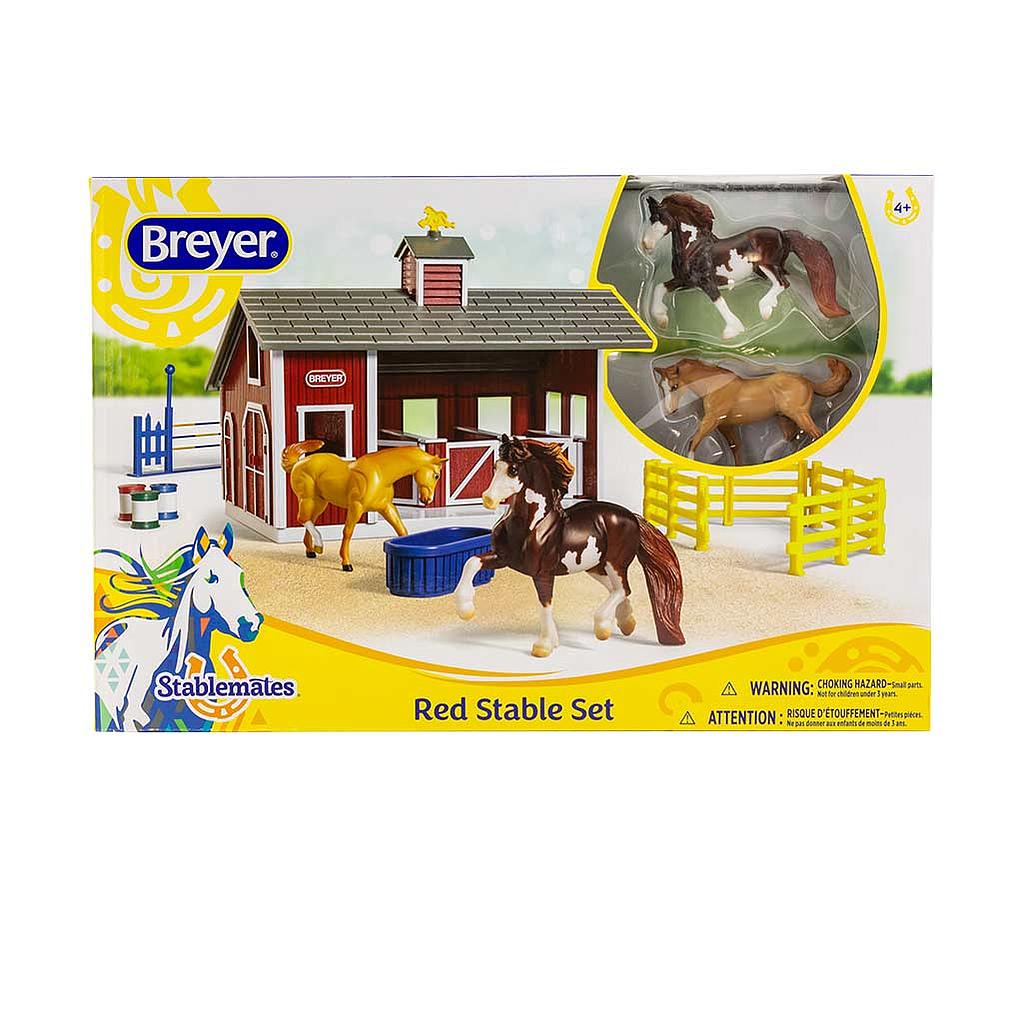 BREYER RED STABLE PLAYSET