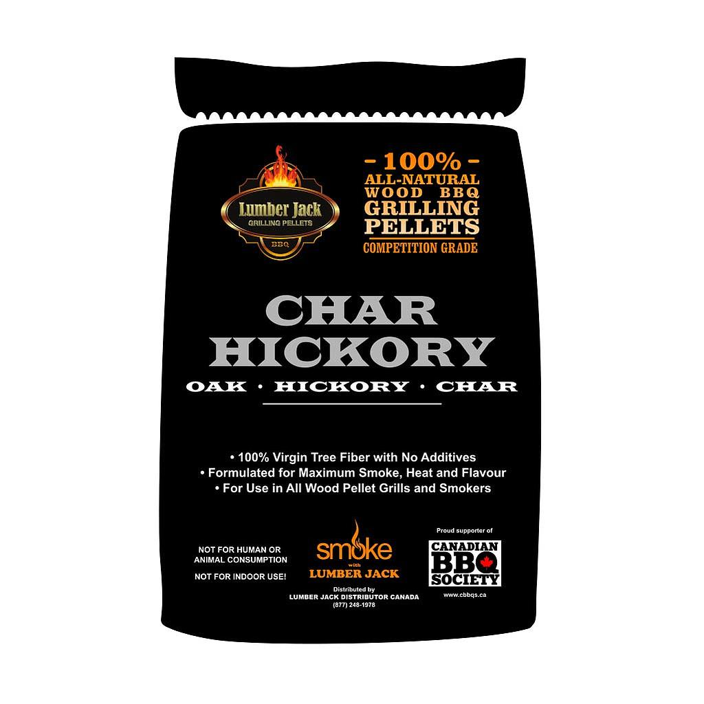 DMB - LUMBER JACK CHAR HICKORY PELLETS 20 LB