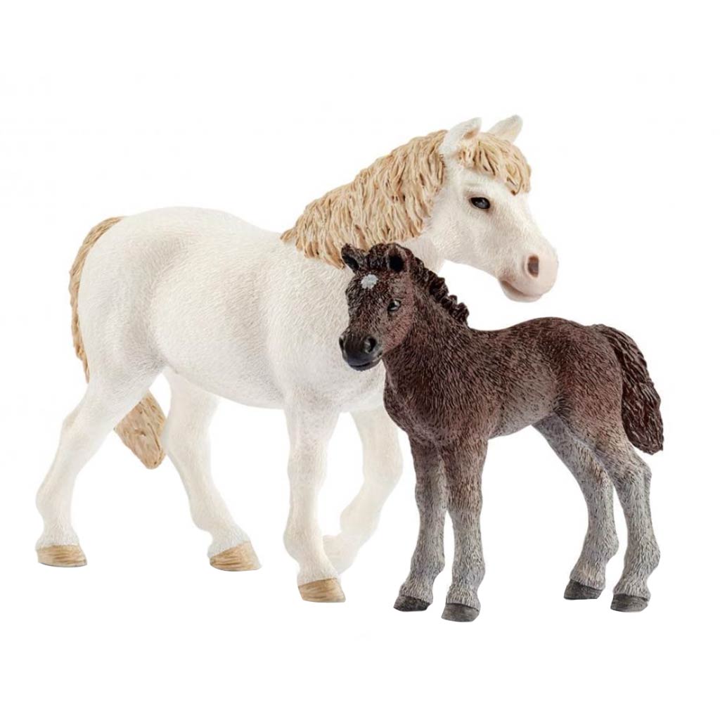 DV - SCHLEICH FW MARE &amp; FOAL