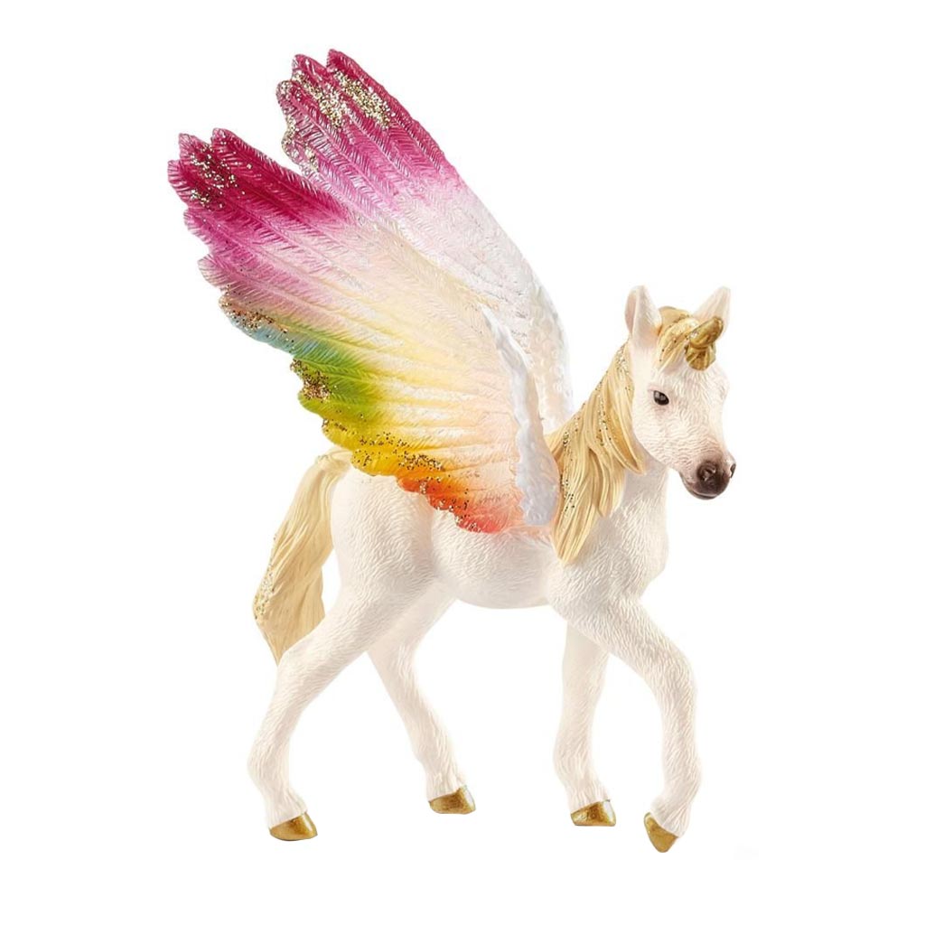 SCHLEICH BAYALA RAINBOW WINGED UNICORN FOAL