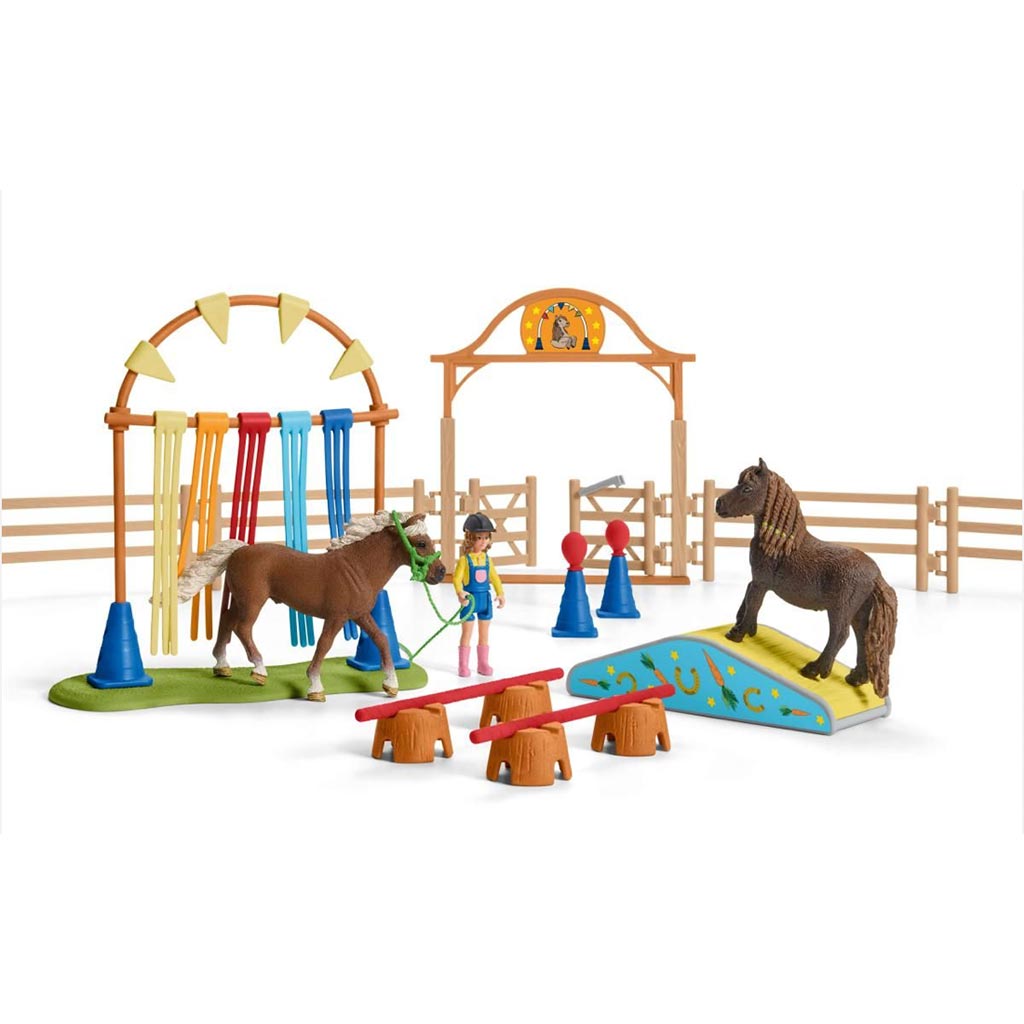 SCHLEICH FW PONY AGILITY TRAINING