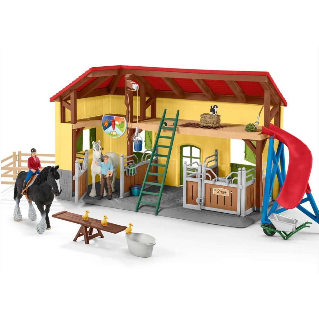 DMB - SCHLEICH FW HORSE STABLE PLAYSET