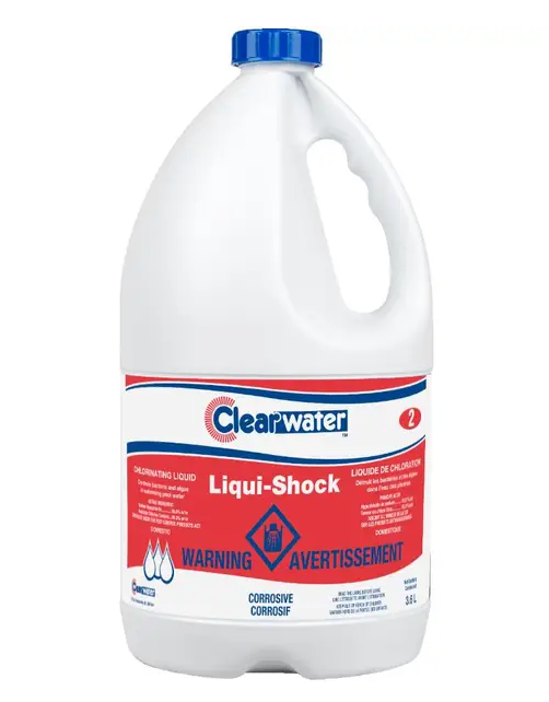 CLEARWATER LIQUI-SHOCK CHLORINATING POOL LIQUID 3.6L