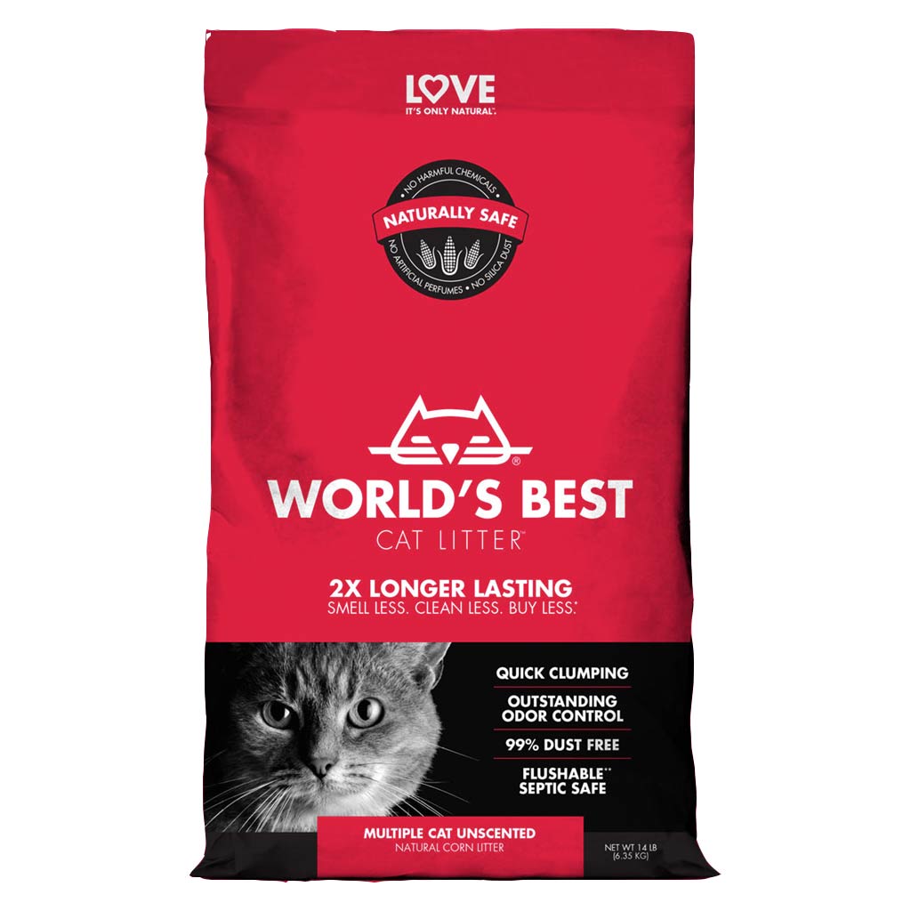 WORLD'S BEST CAT LITTER MULTI CAT 14LB