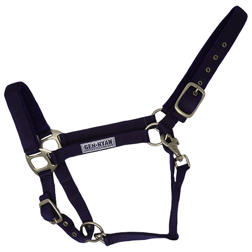 GER-RYAN NYLON HALTER PADDED COB NAVY