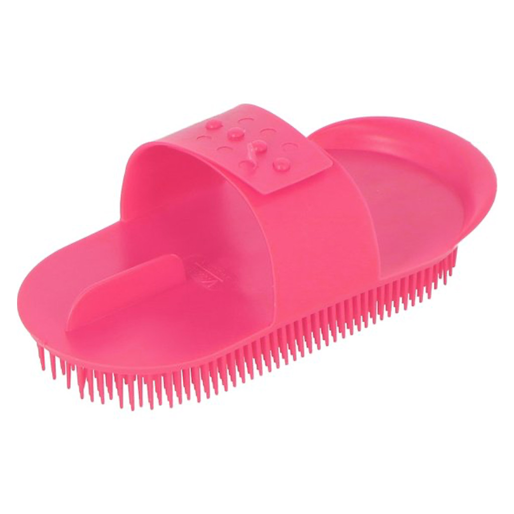 GER-RYAN SMALL PLASTIC CURRY COMB PINK