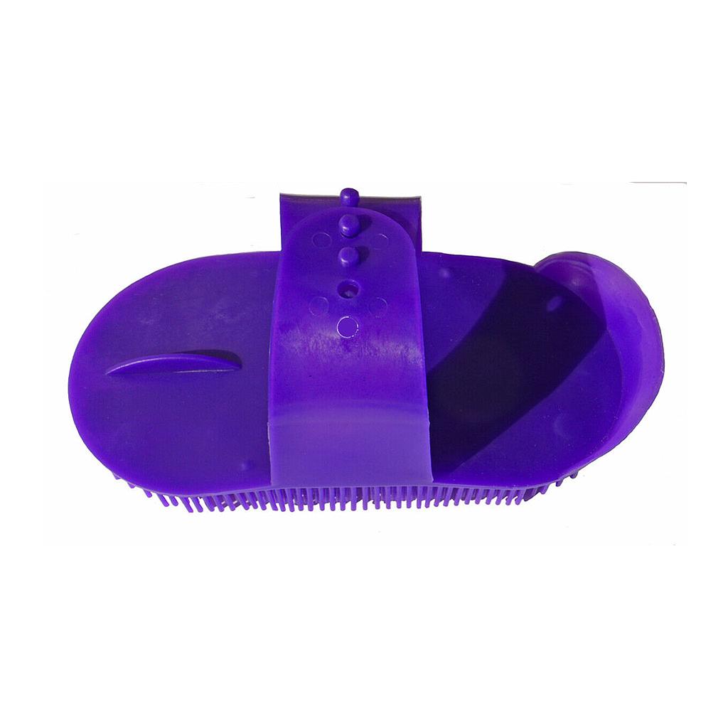 GER-RYAN SMALL PLASTIC CURRY COMB PURPLE