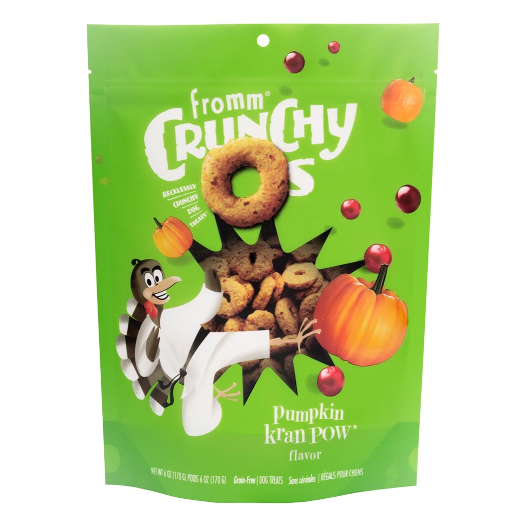 FROMM DOG CRUNCHY O'S PUMPKIN KRAN POW 6OZ