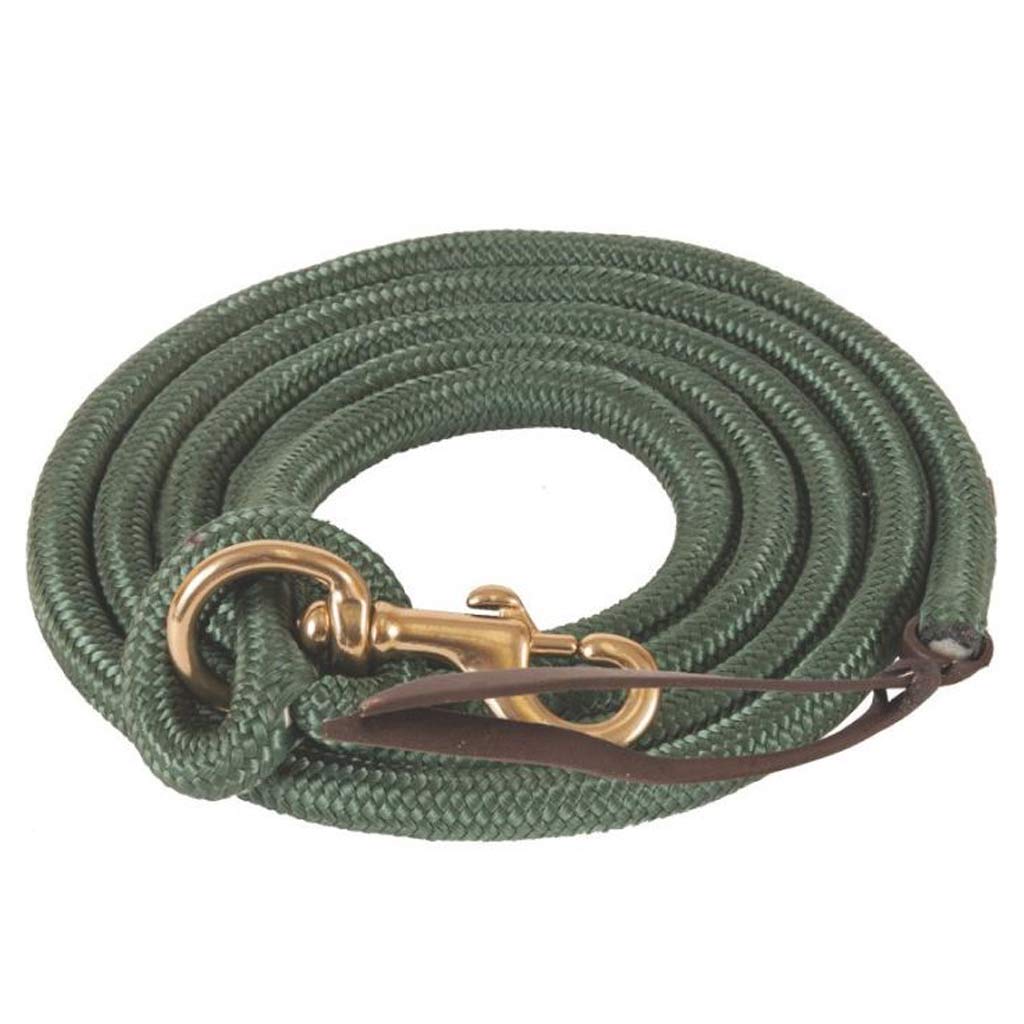 GER-RYAN POLY COWBOY LEAD 9' W/BOLT SNAP GREEN