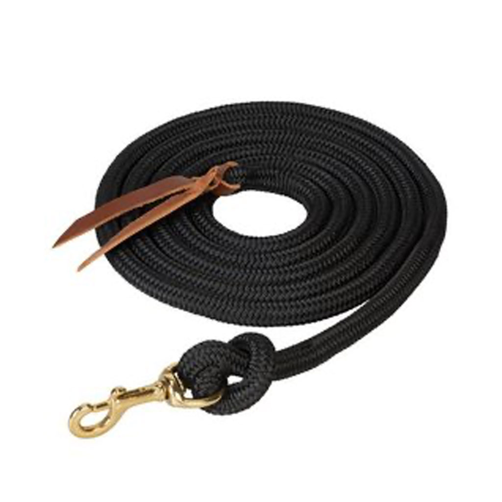 GER-RYAN POLY COWBOY LEAD 9' W/BOLT SNAP BLACK