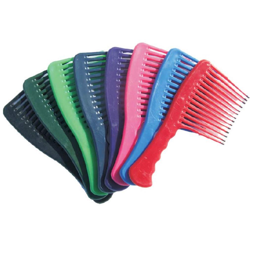 GER-RYAN MANE &amp; TAIL COMB 14 TEETH BLACK