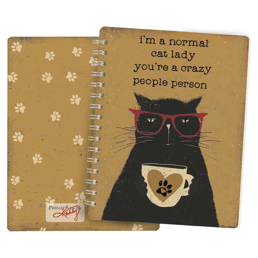 DMB - CANDYM SPIRAL NORMAL CAT LADY NOTEBOOK