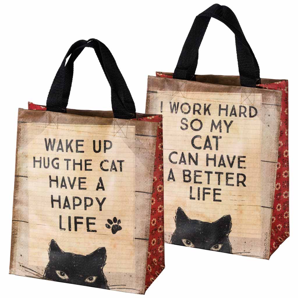 DV - CANDYM HUG THE CAT DAILY TOTE