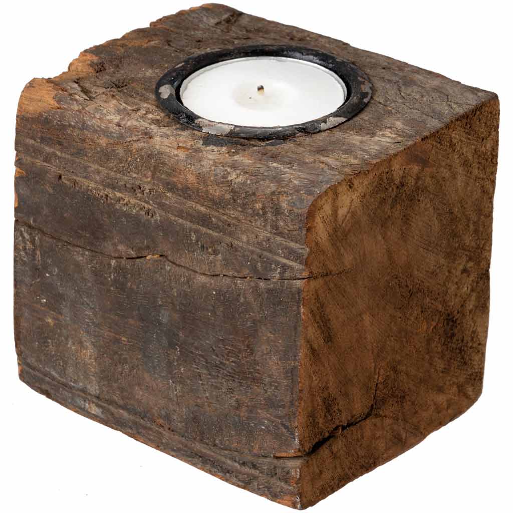 DMB - CANDYM WOOD CANDLE HOLDER