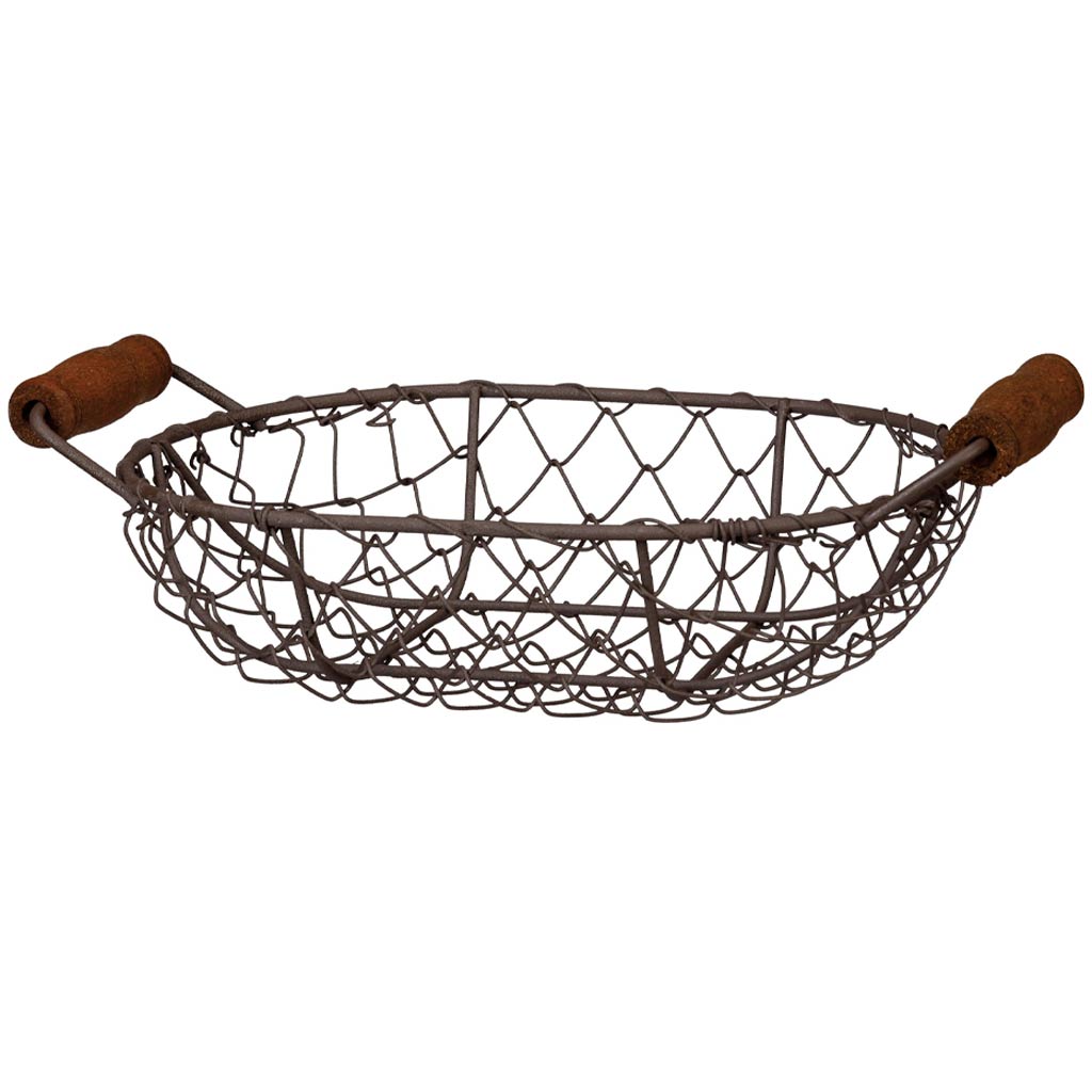 DV - CANDYM SMALL OVAL WIRE BASKET 