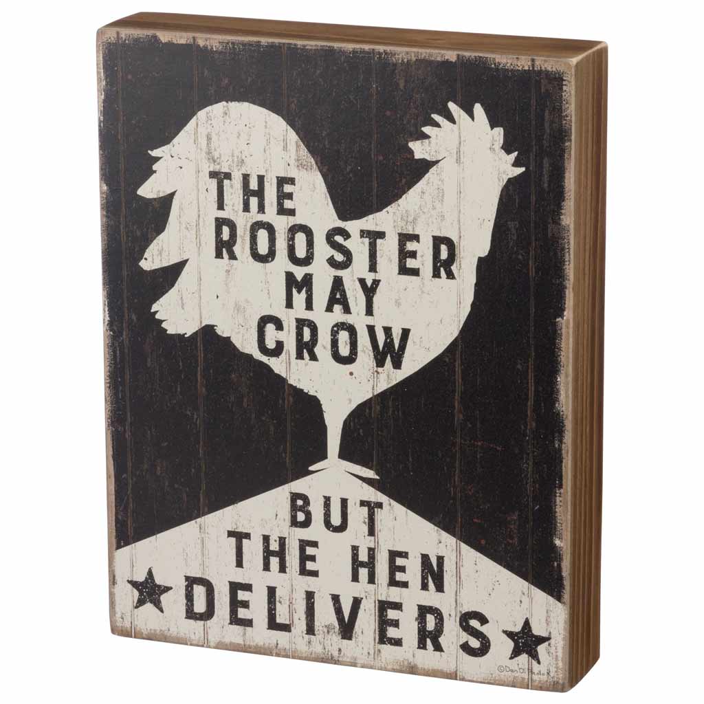 DMB - CANDYM THE ROOSTER MAY CROW BOX SIGN 