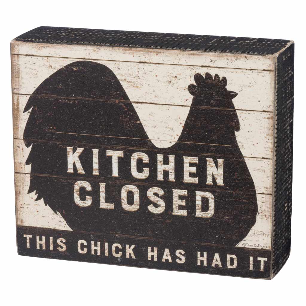 DMB - CANDYM KITCHEN CLOSED BOX SIGN