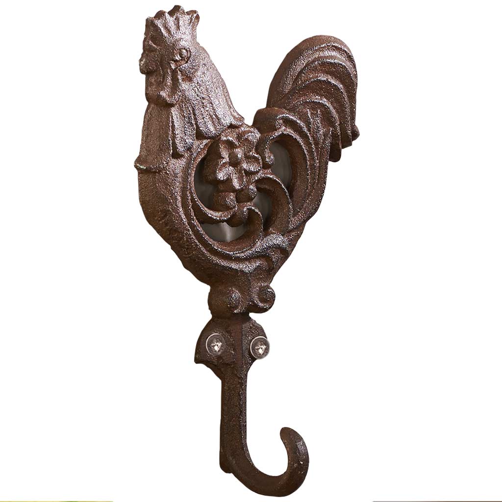 DMB - GIFTCRAFT CAST IRON ROOSTER WALL HOOK