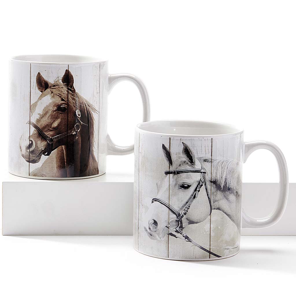 DV - GIFTCRAFT CERAMIC HORSE MUG