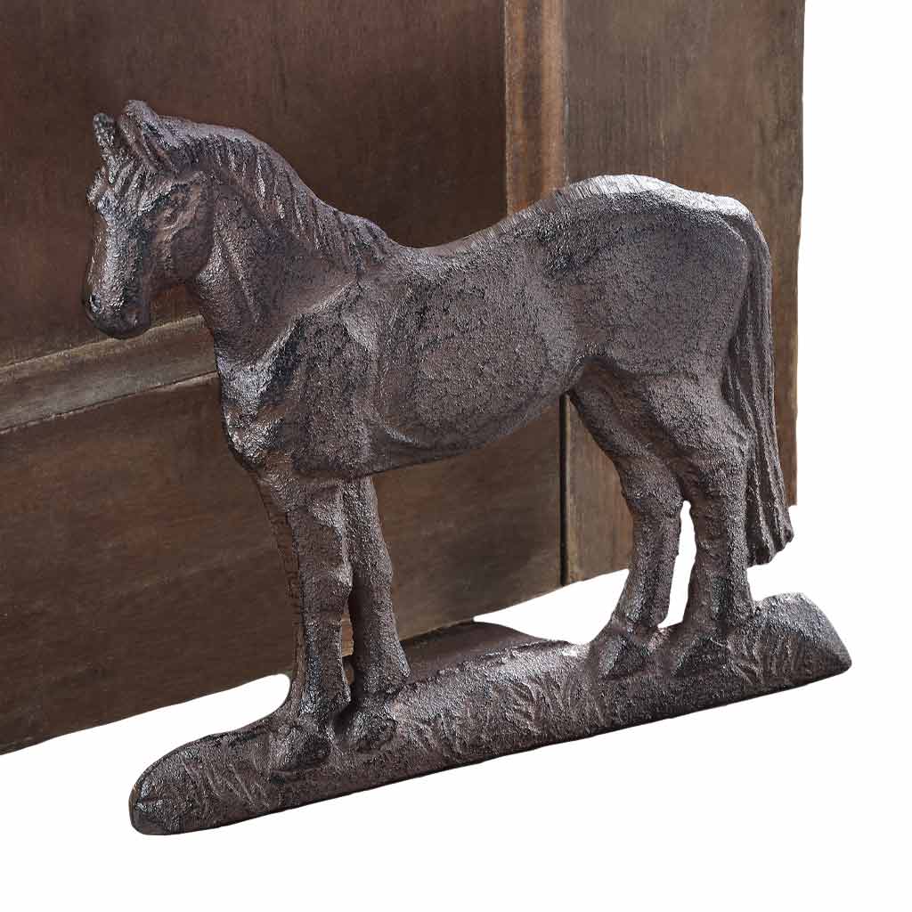 DMB - GIFTCRAFT CAST IRON HORSE DOORSTOP