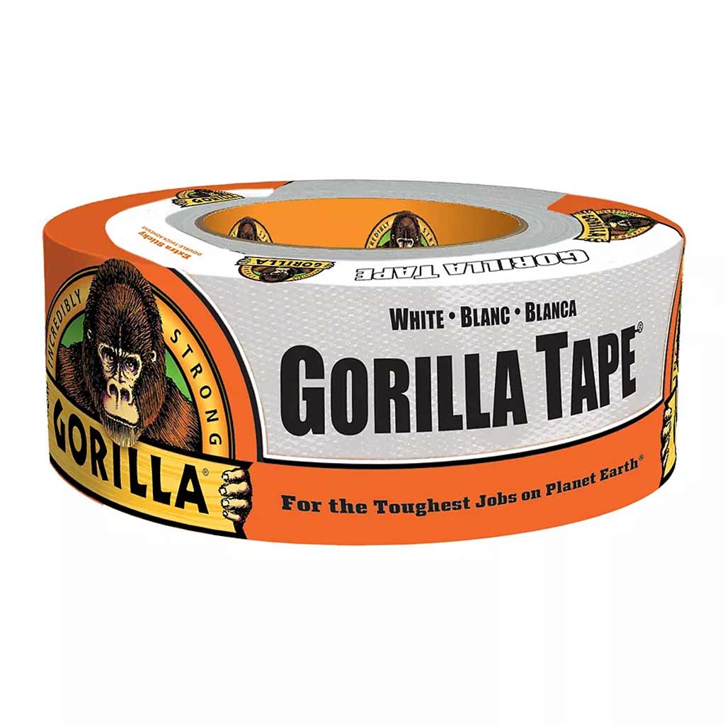 GORILLA DUCT TAPE WHITE 30YD X 2"
