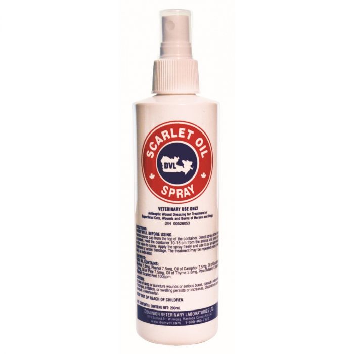 DVL SCARLET OIL SPRAY DRESSING 200ML