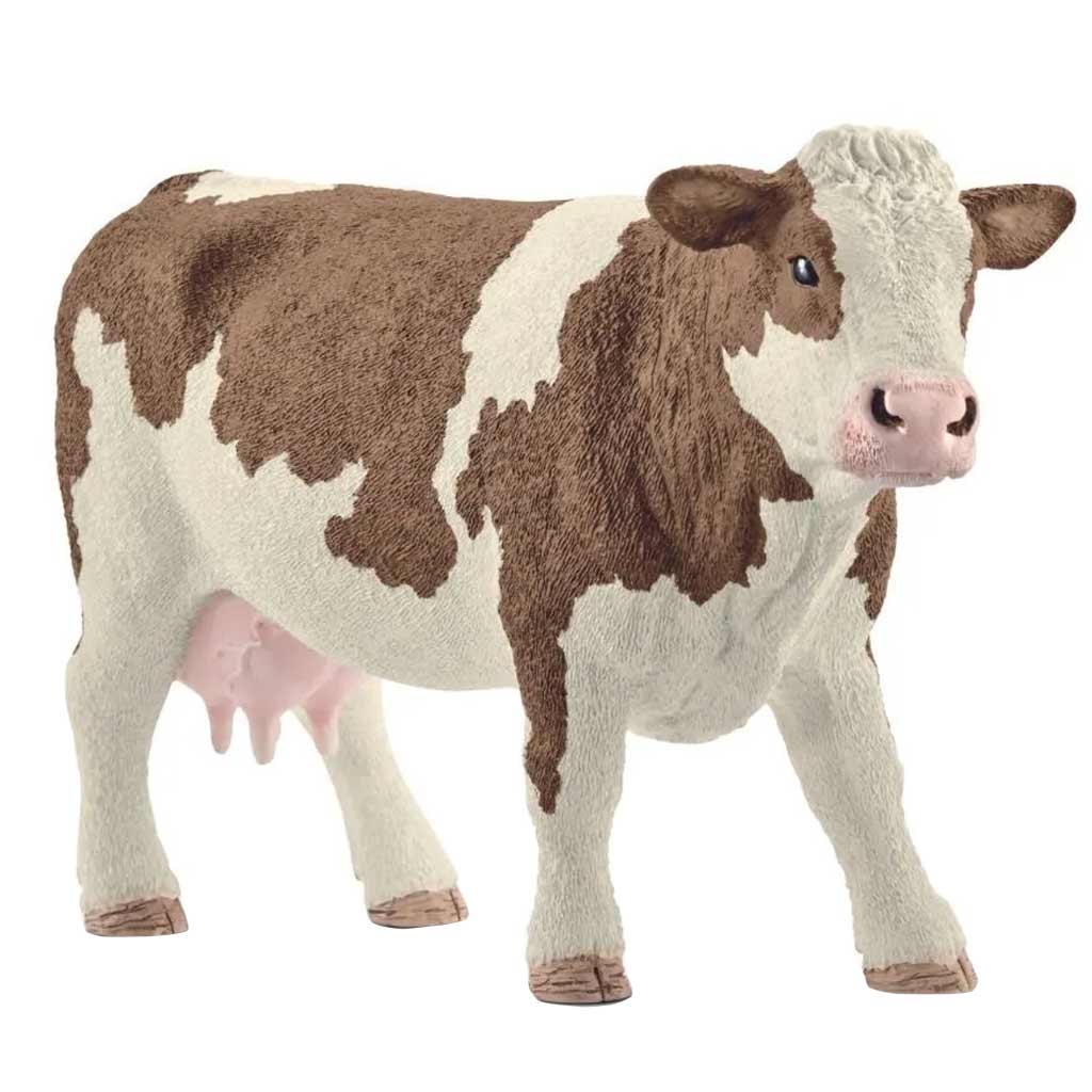 SCHLEICH FW SIMMENTAL COW