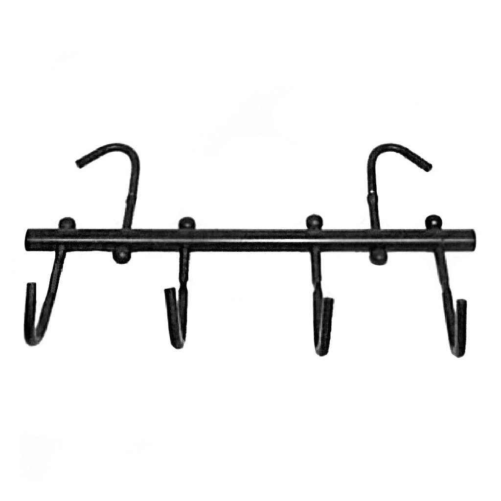 GER-RYAN 4 HOOK TACK RACK PORTABLE BLACK