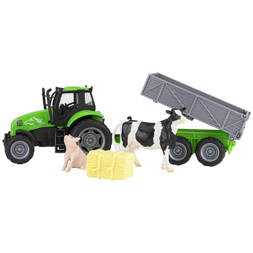 BREYER TRACTOR &amp; TAG-A-LONG WAGON