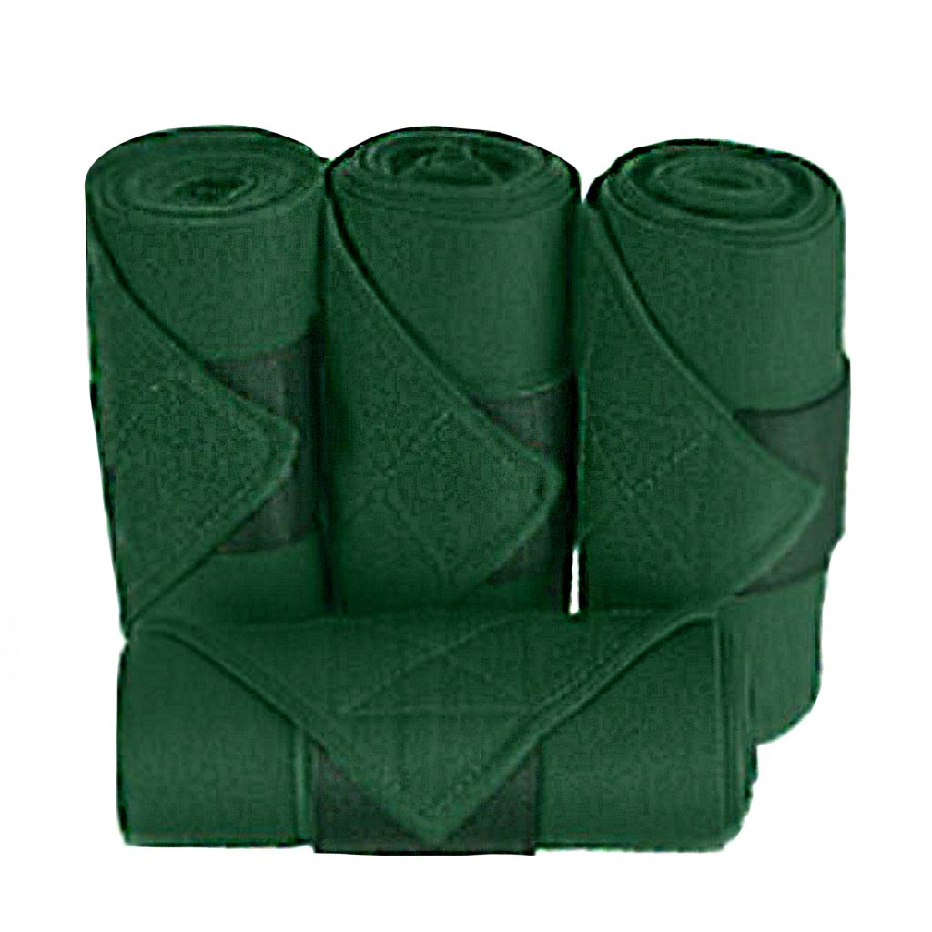 GER-RYAN STANDING WRAPS/BANDAGES 4PK HUNTER GREEN