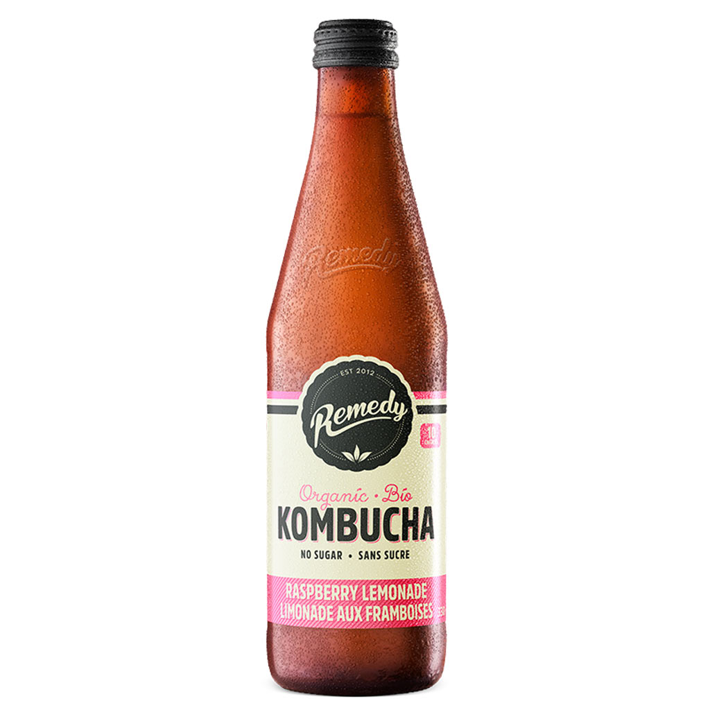 DV - REMEDY KOMBUCHA RASPBERRY LEMONADE 330ml