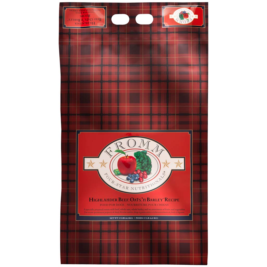 FROMM DOG 4STAR HIGHLANDER BEEF, OATS & BARLEY 5.4KG