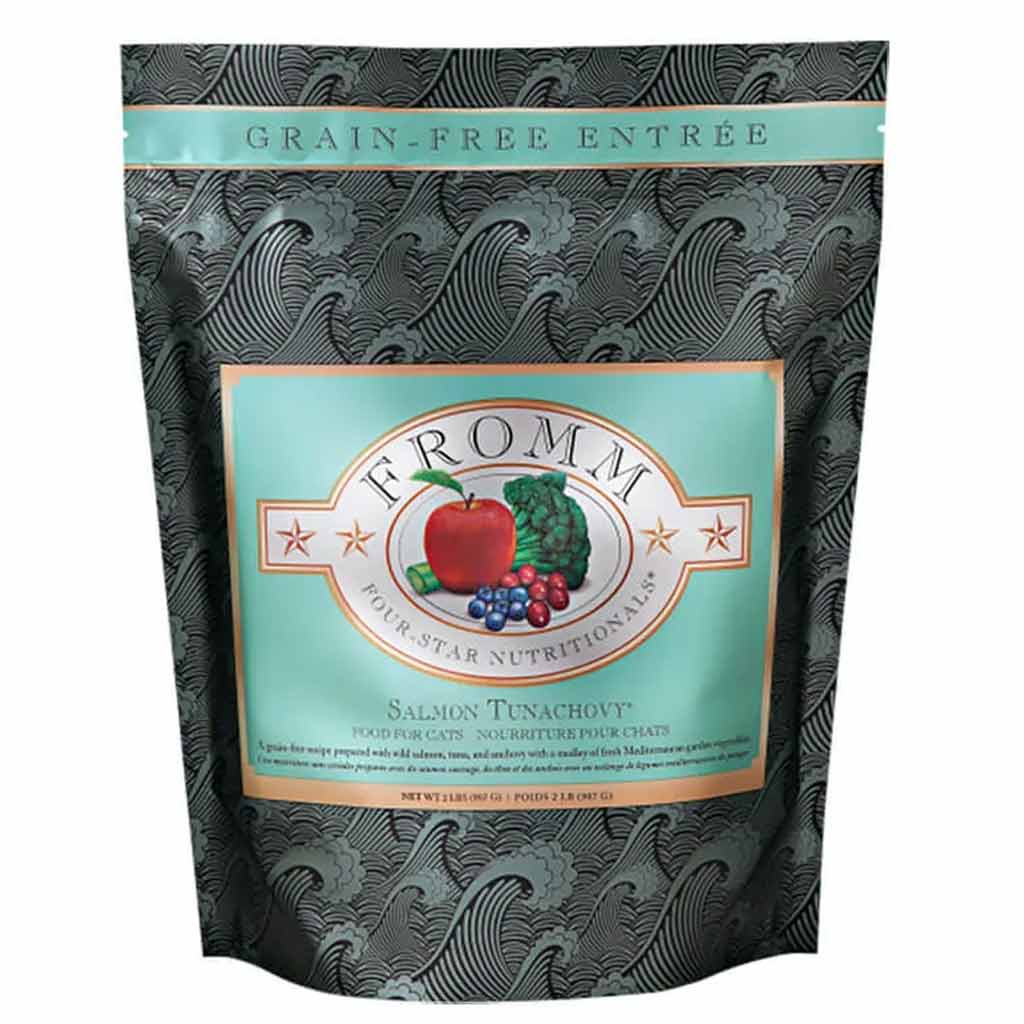 FROMM CAT 4STAR GF SALMON TUNACHOVY 4.54KG