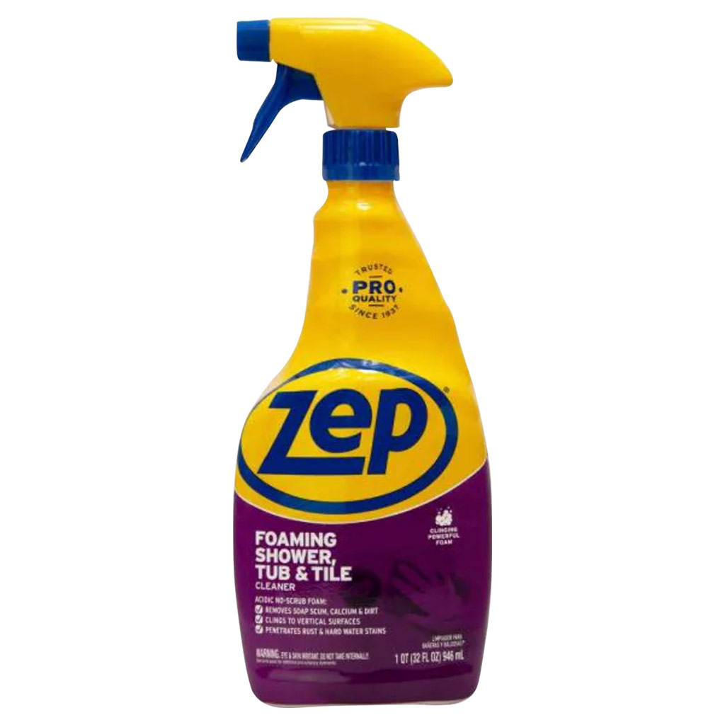 DV - ZEP POWER FOAM TUB &amp; TILE CLEANER 32OZ