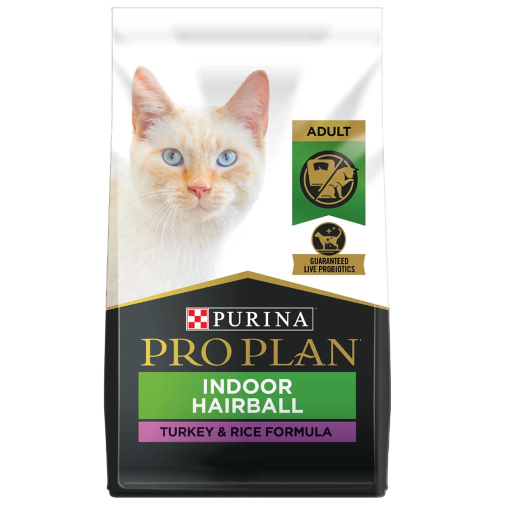 PRO PLAN CAT HAIRBALL INDOOR TURKEY &amp; RICE 3.18KG