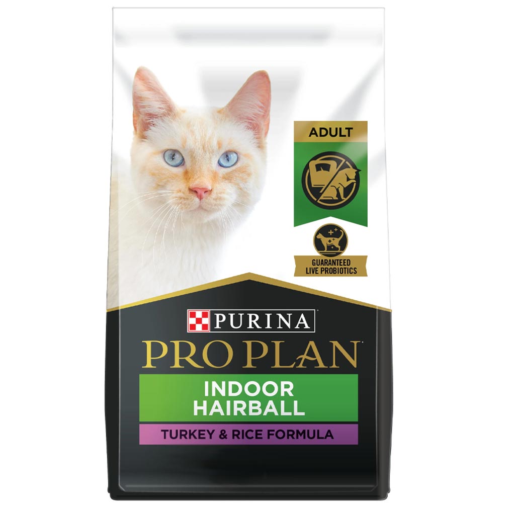 PRO PLAN CAT HAIRBALL INDOOR TURKEY & RICE 3.18KG