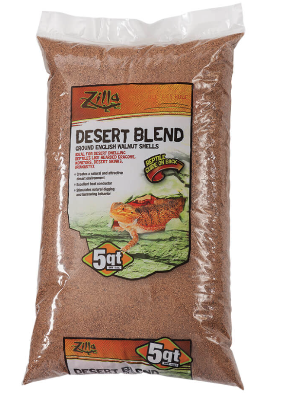 ZILLA DESERT BLEND ENGLISH WALNUT REPTILE BEDDING 5 QUART