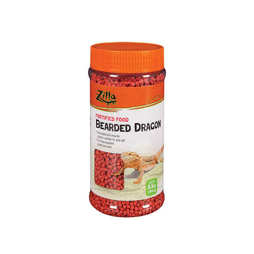 ZILLA BEARDED DRAGON EXTRUDED FOOD PELLETS 6.5OZ