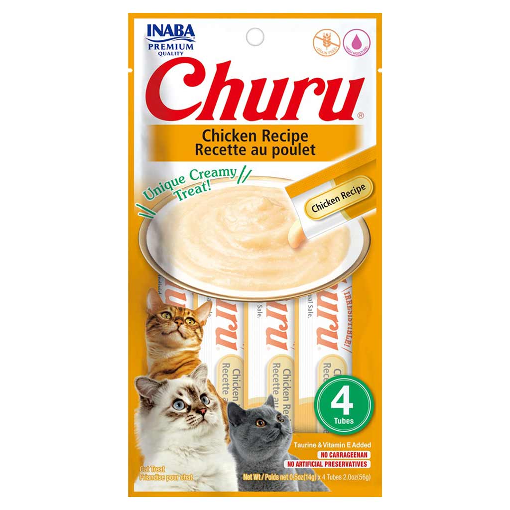 INABA CAT CHURU CHICKEN PUREE 56G