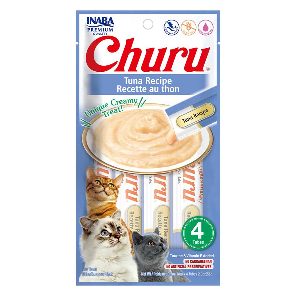 INABA CAT CHURU TUNA PUREE 56G