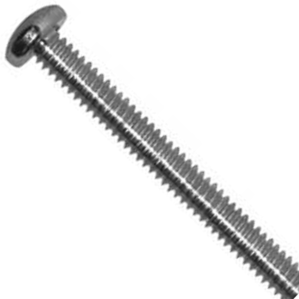 RELIABLE MACHINE SCREW, FULL THREAD, PAN HEAD 1/4&quot; (100)