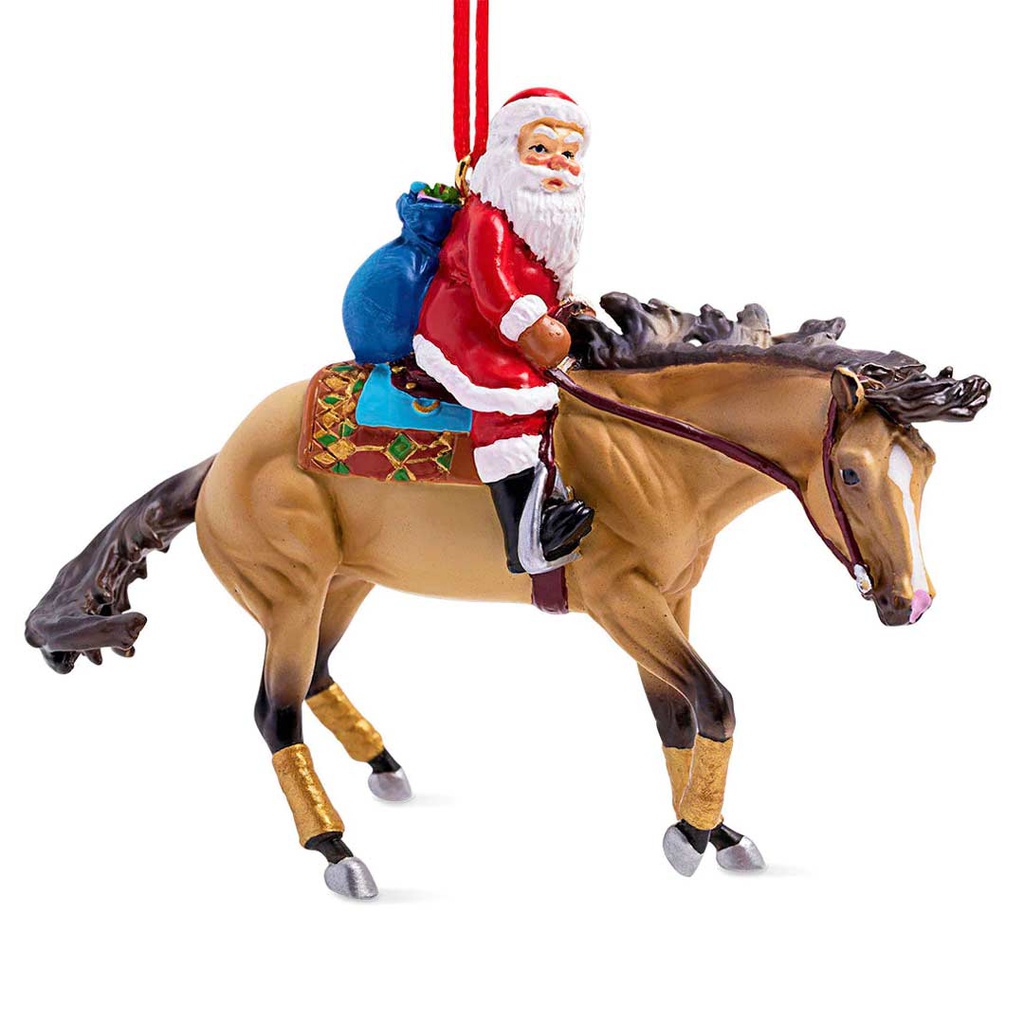 BREYER SANTA ORNAMENT SANTA REINER