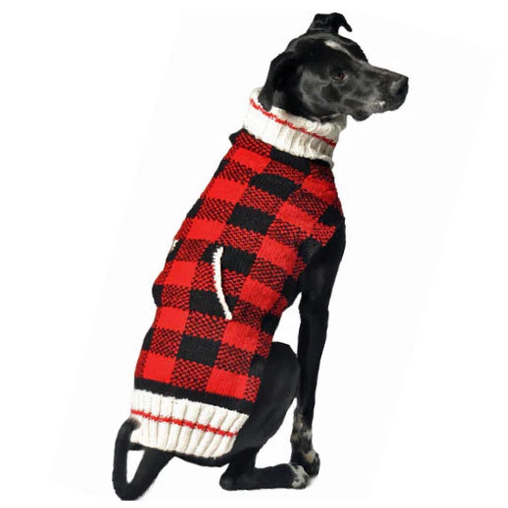 DMB - CHILLY DOG KNIT CLASSIC SWEATER- BUFFALO PLAID S