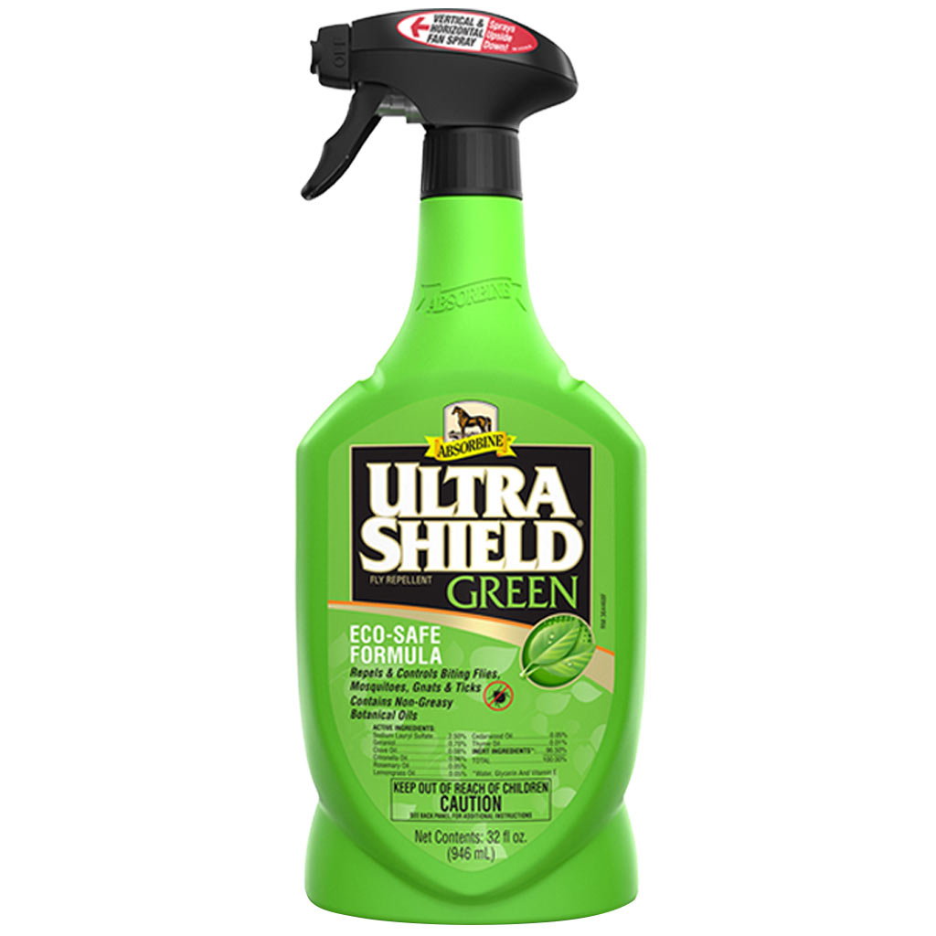 ULTRASHIELD GREEN NATURAL FLY SPRAY CONDITIONER 950ML