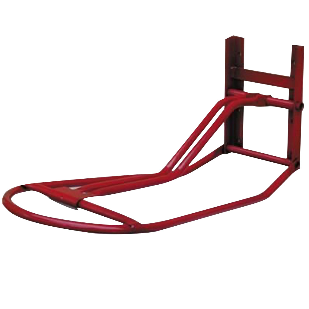 SADDLE RACK FOLDING WALL MOUNT RED